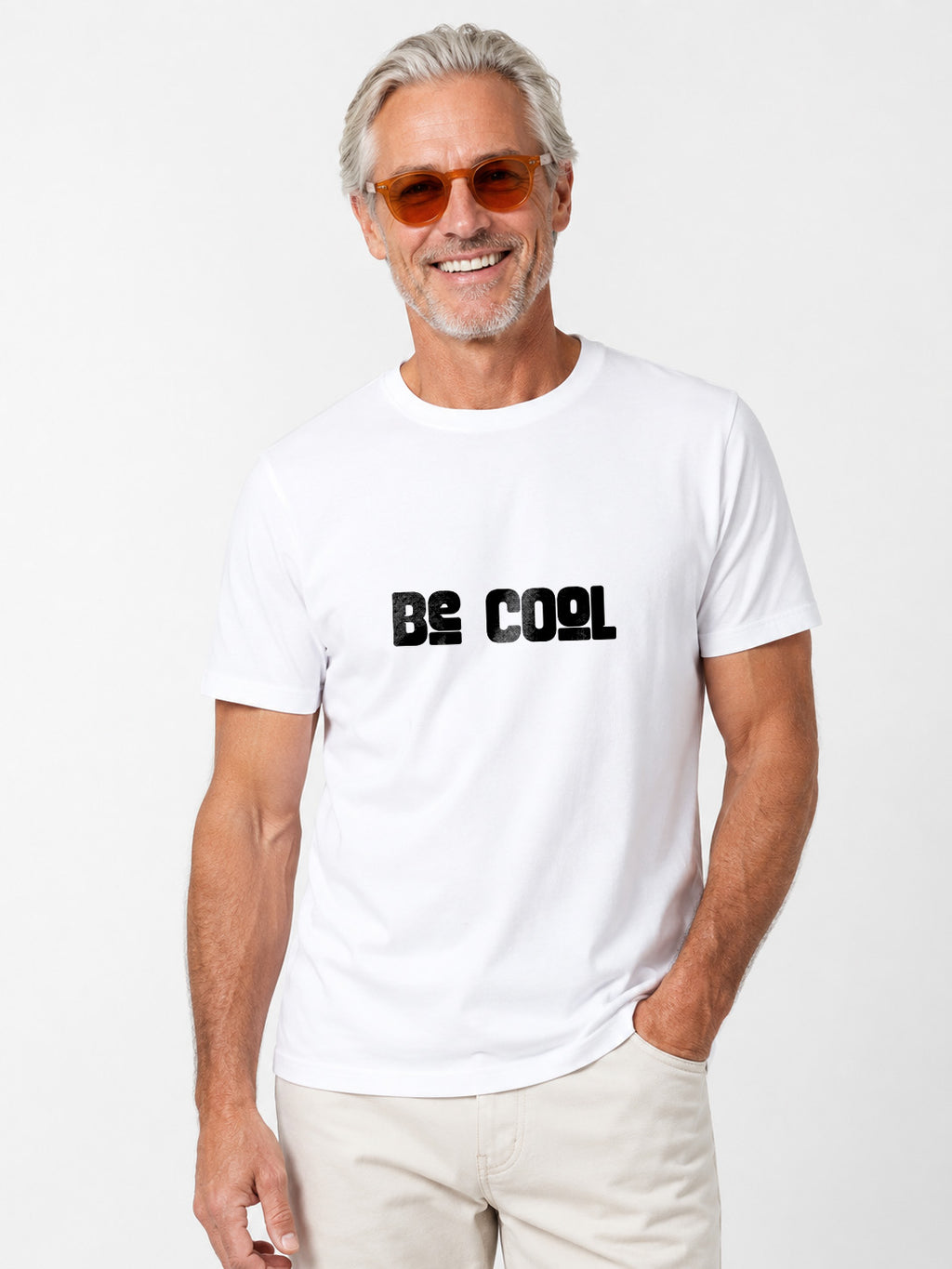 T-shirt "BE COOL" Original Homme — Idée Cadeau Drôle