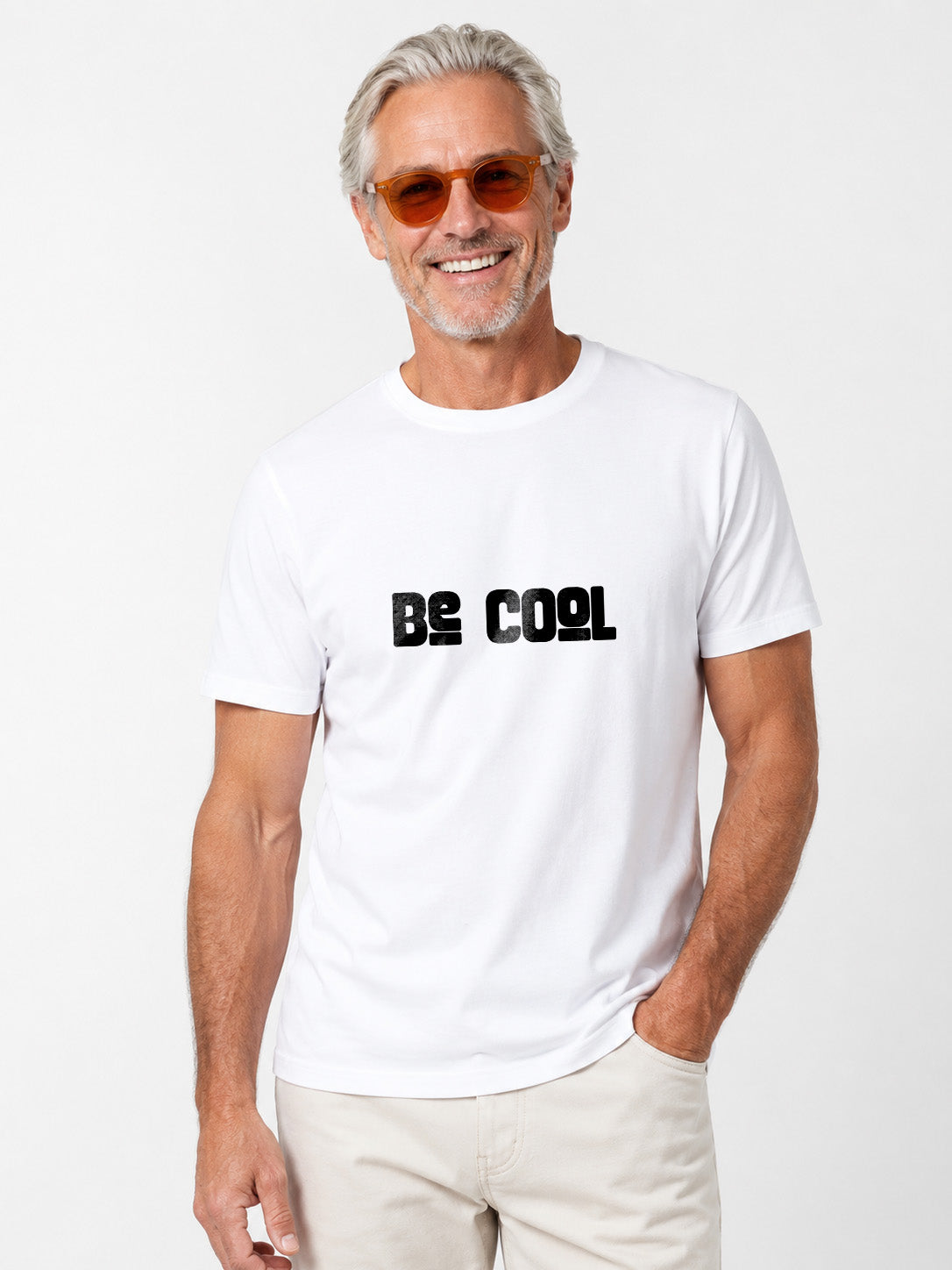 T-shirt "BE COOL" Original Homme — Idée Cadeau Drôle