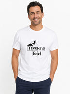 T-shirt Humour "Trekking Bad" en Coton Bio Randonnée | Bastaa