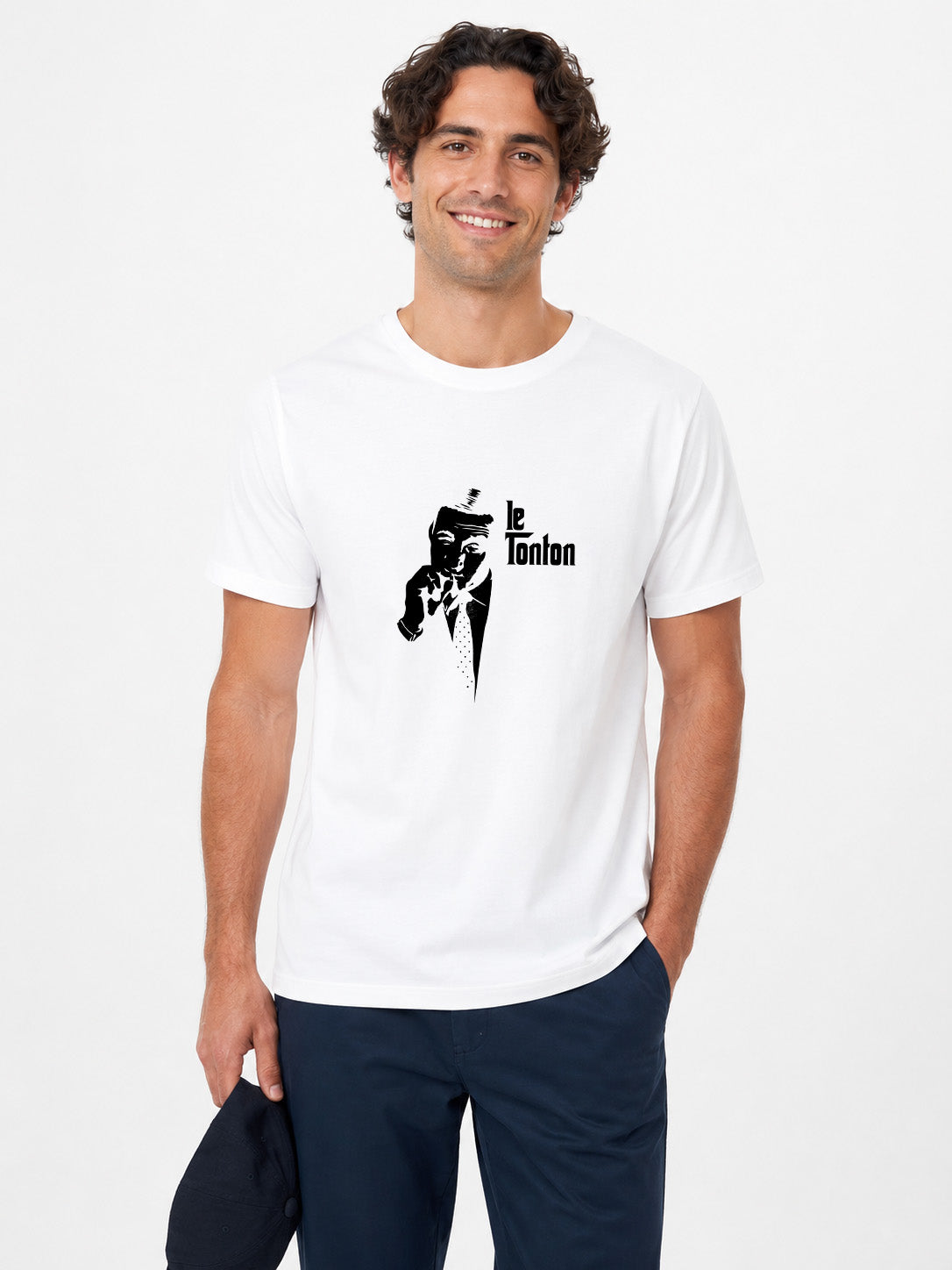 T-shirt Humour "Le Tonton" en Coton Bio Rigolo | Bastaa