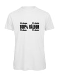 T-shirt Humoristique Homme 100% Râleur | Cadeau Original pour Râleur, Grognon et Bougon - Bastaa