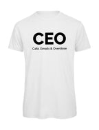 T-shirt Homme "CEO" Humour Bureau — Idée Cadeau Collègue