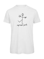 T-shirt "My First Selfie" Humour Homme — Idée Cadeau Drôle Bio
