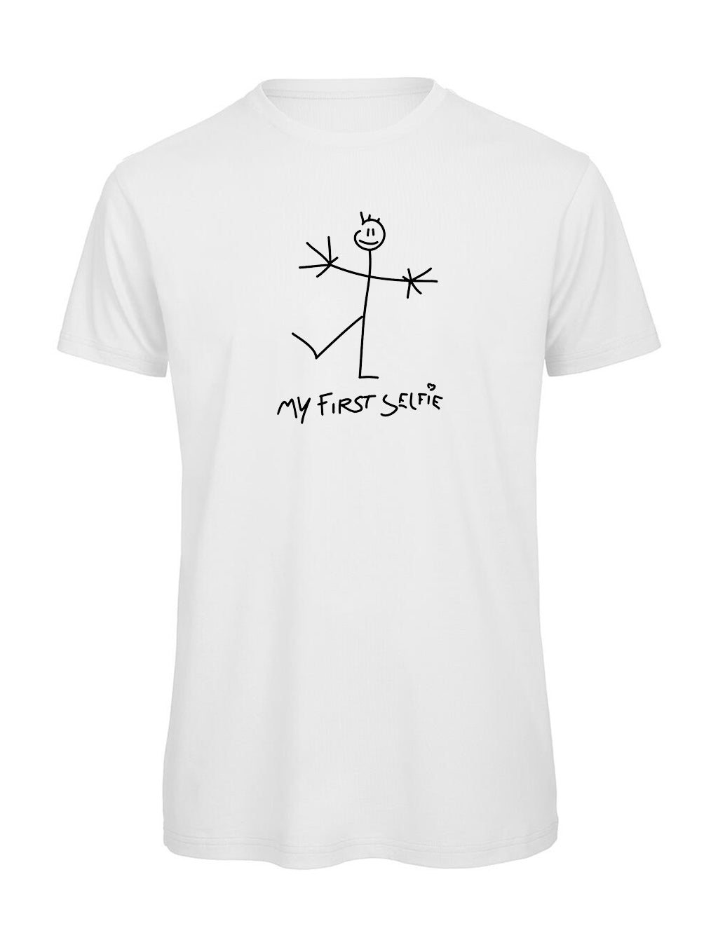 T-shirt "My First Selfie" Humour Homme — Idée Cadeau Drôle Bio