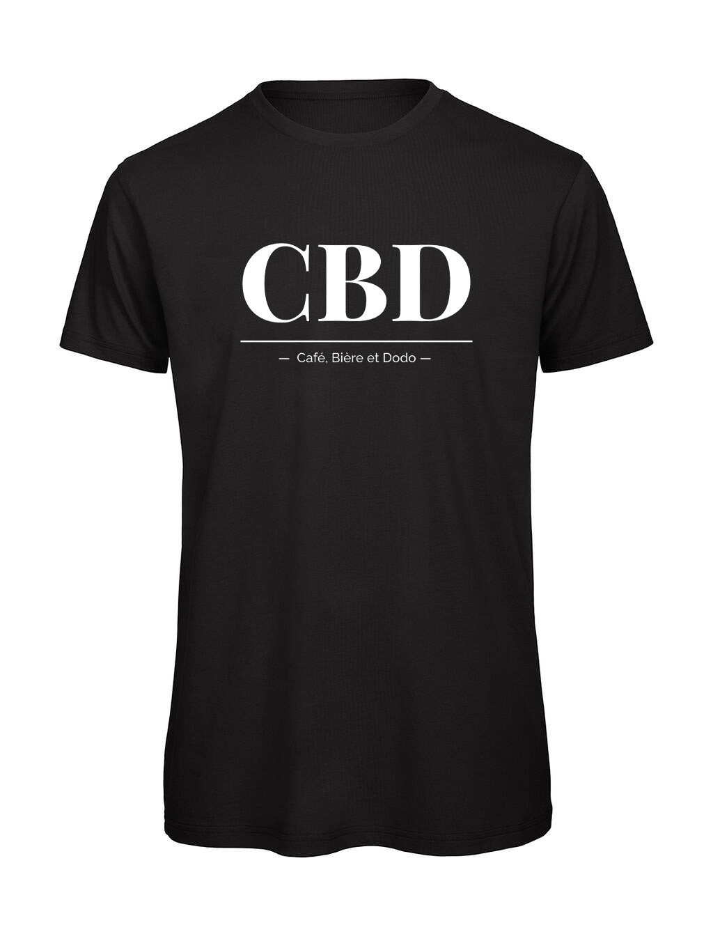 T-shirt Homme "CBD" Humour — Café Bière Dodo | Bastaa