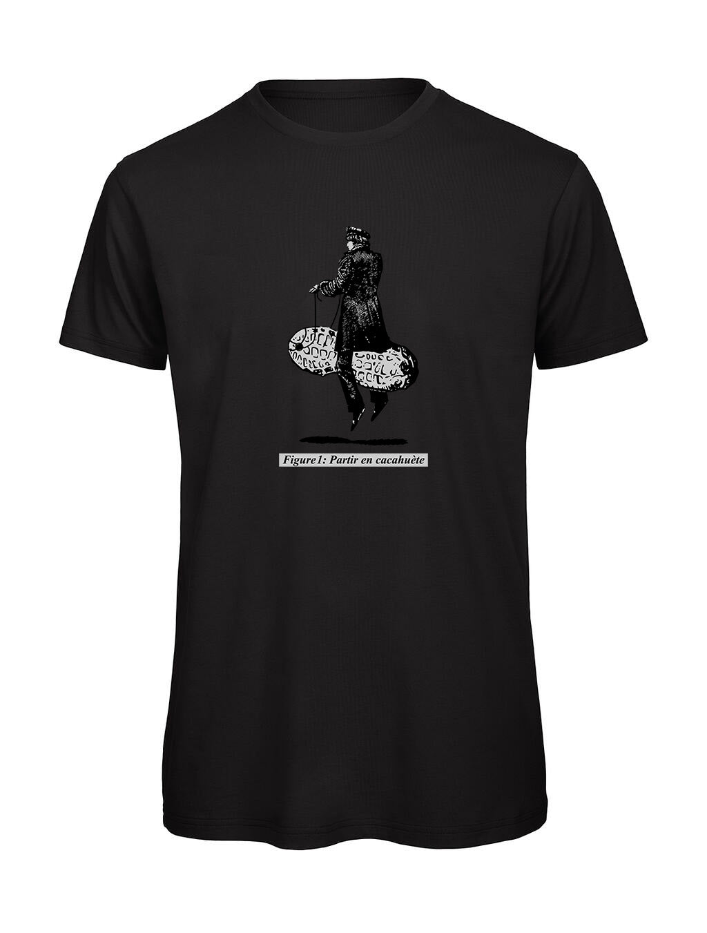 T-shirt Humour Partir en Cacahuète Homme | T-Shirt Original Français - Bastaa