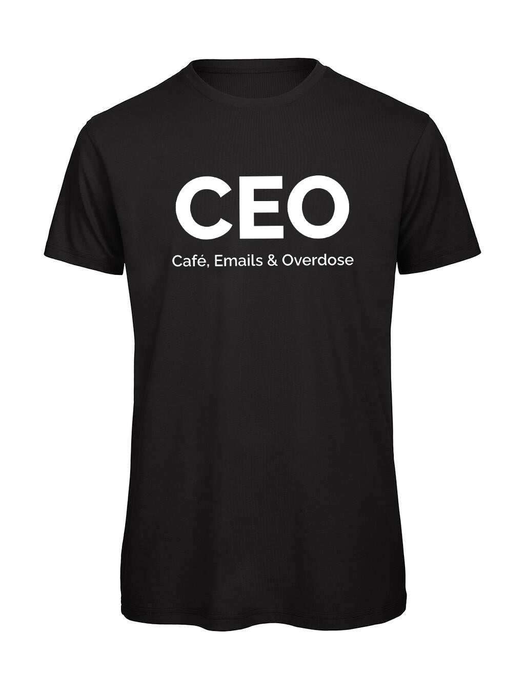 T-shirt Homme "CEO" Humour Bureau — Idée Cadeau Collègue