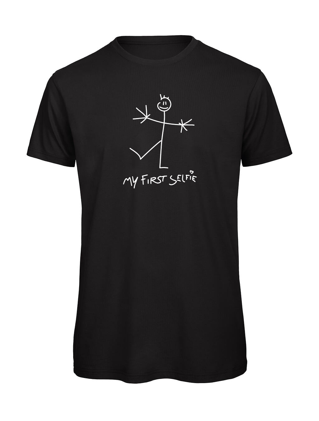 T-shirt "My First Selfie" Humour Homme — Idée Cadeau Drôle Bio