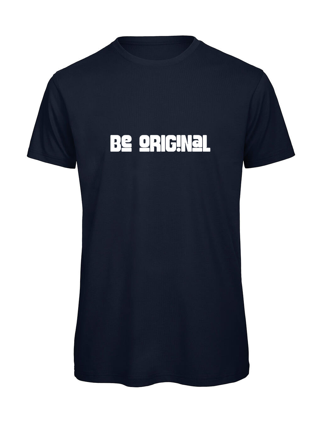 T-shirt Be Original Homme – T-shirt Humour Minimaliste en Coton Bio