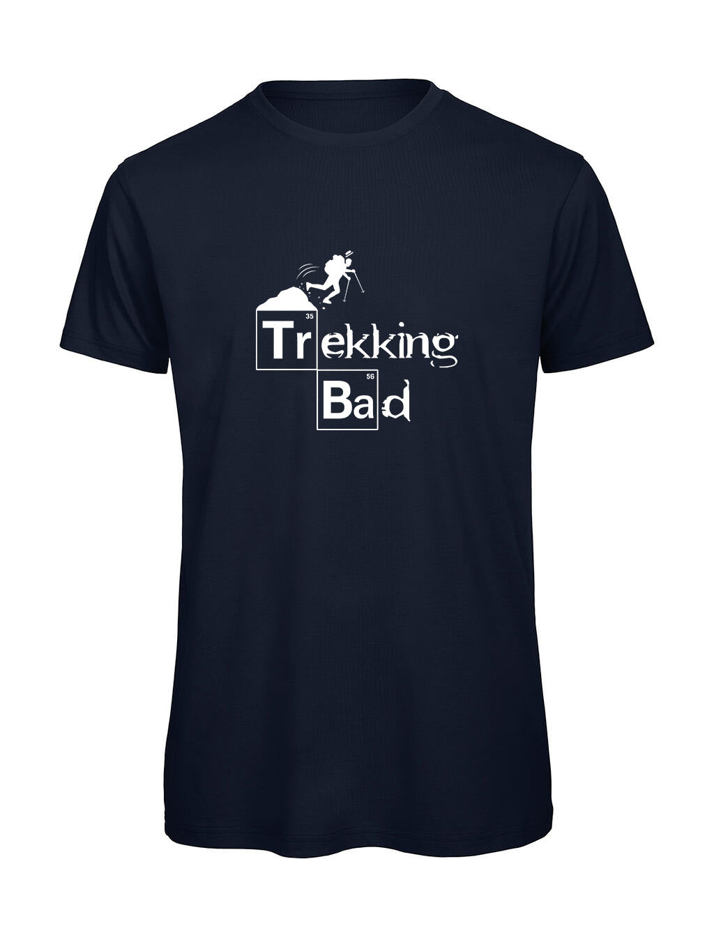 T-shirt Humour "Trekking Bad" en Coton Bio Randonnée | Bastaa
