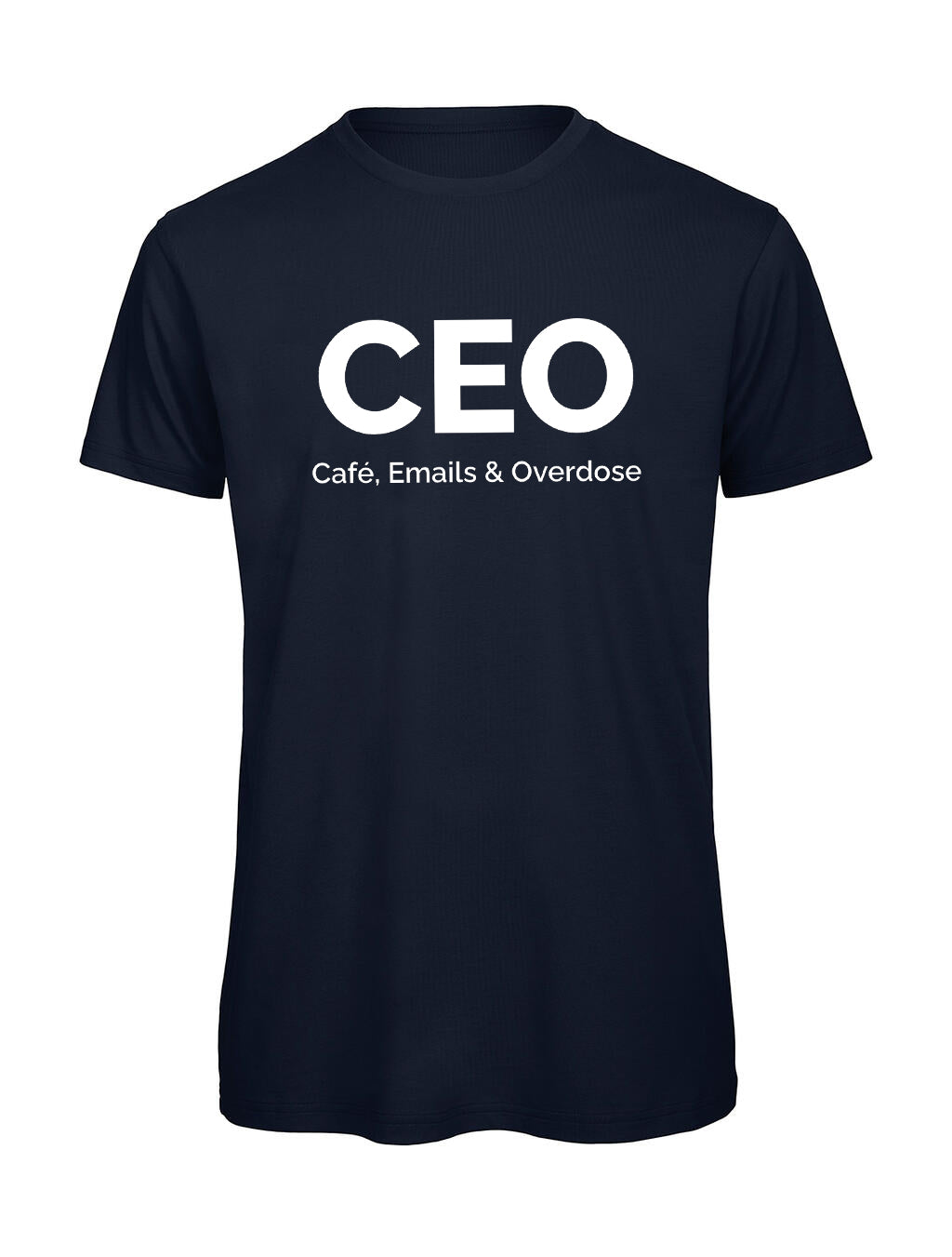 T-shirt Homme "CEO" Humour Bureau — Idée Cadeau Collègue