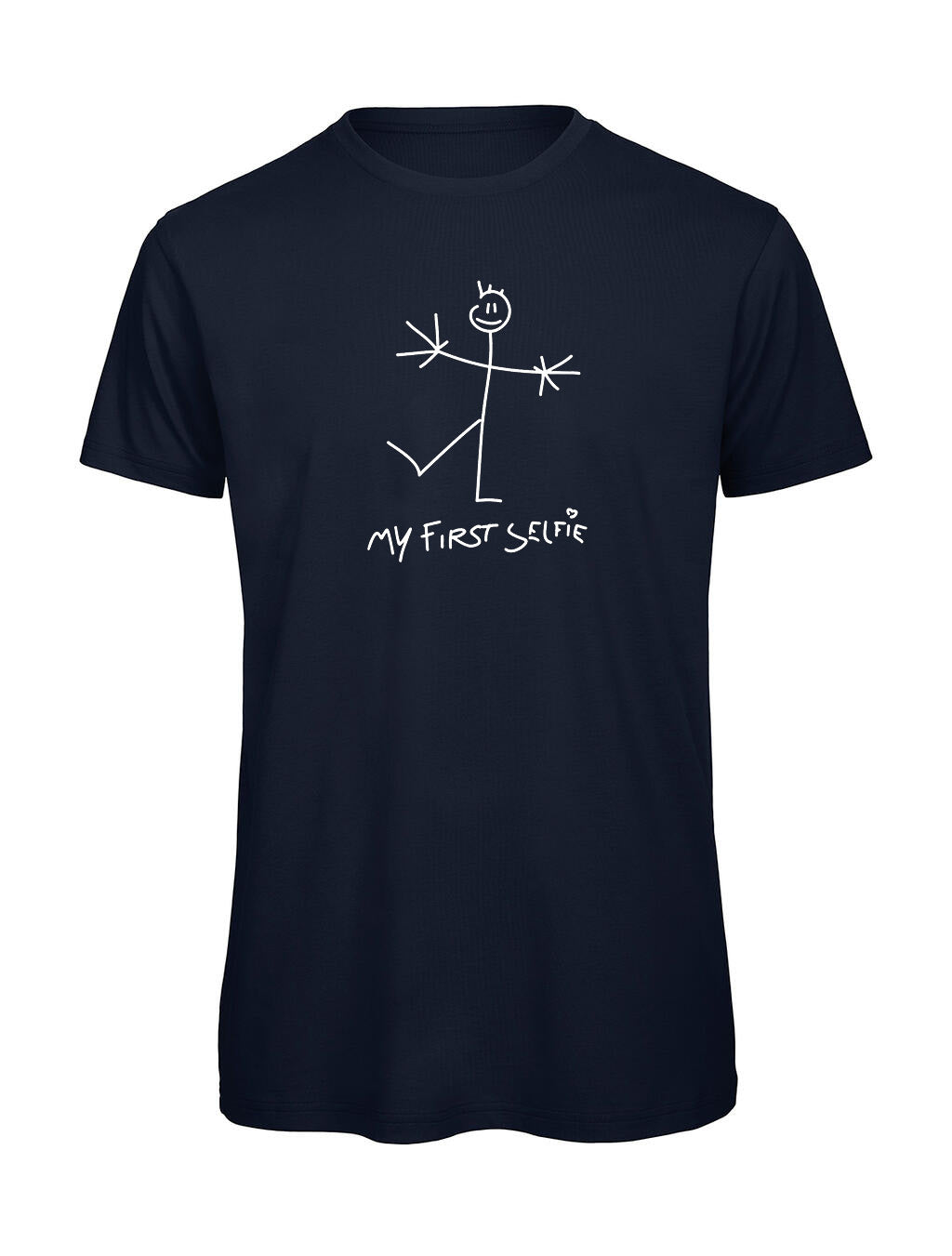 T-shirt "My First Selfie" Humour Homme — Idée Cadeau Drôle Bio