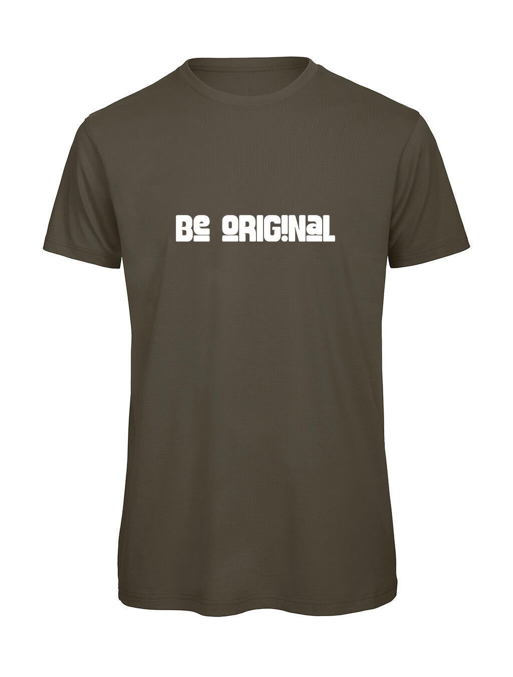 T-shirt Be Original Homme – T-shirt Humour Minimaliste en Coton Bio