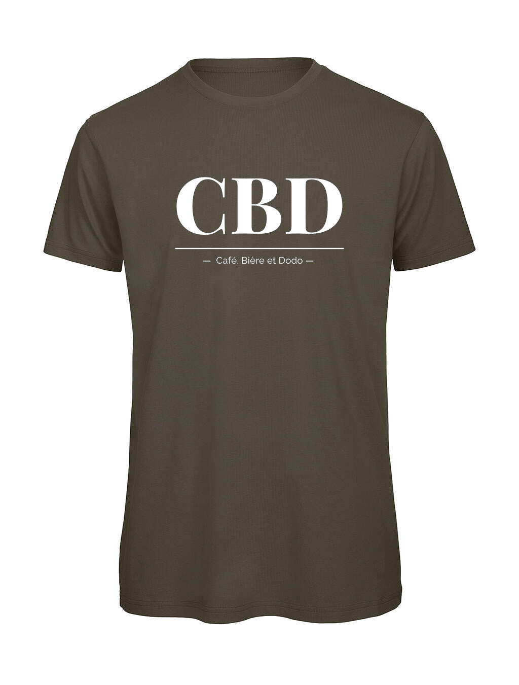 T-shirt Homme "CBD" Humour — Café Bière Dodo | Bastaa