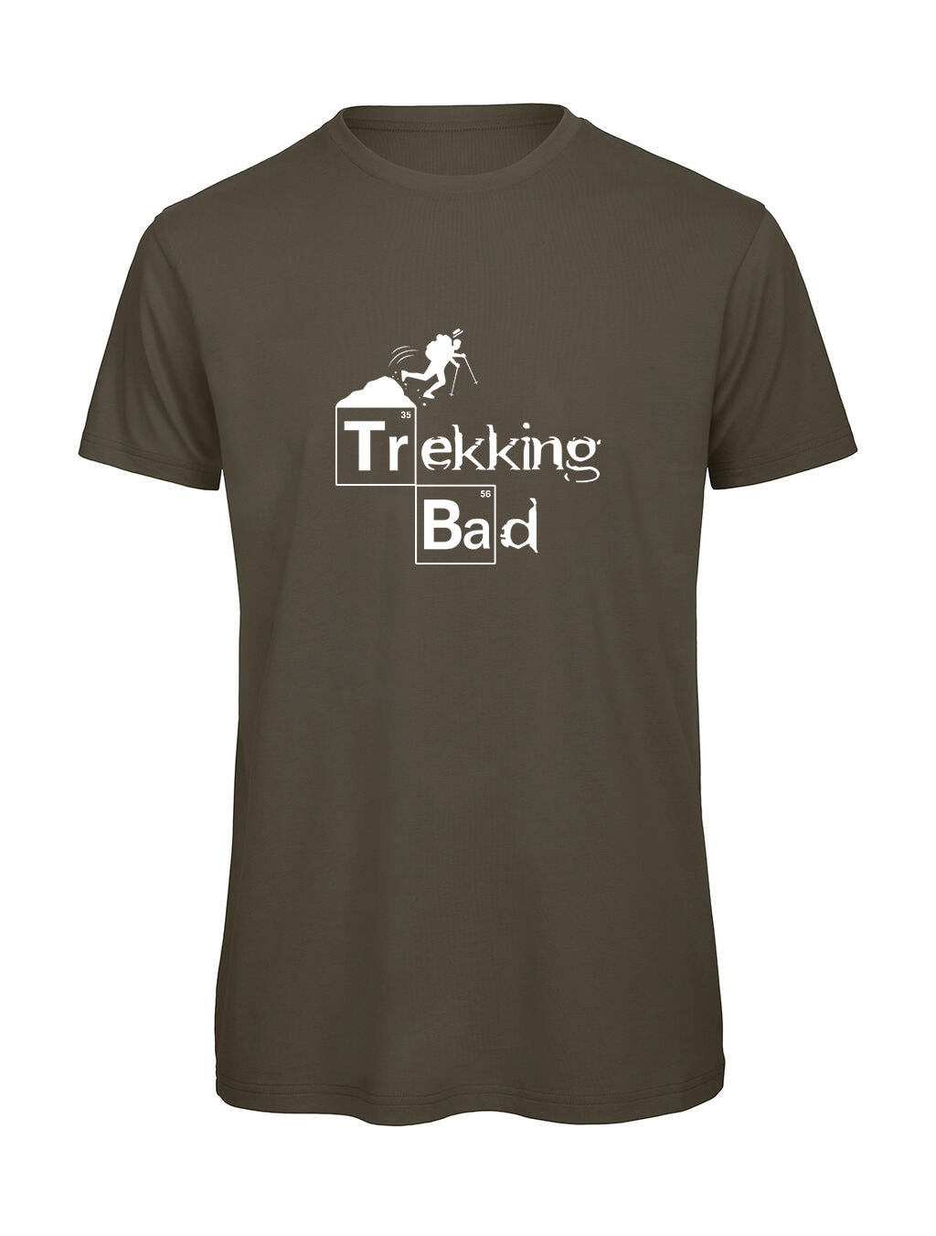 T-shirt Humour "Trekking Bad" en Coton Bio Randonnée | Bastaa