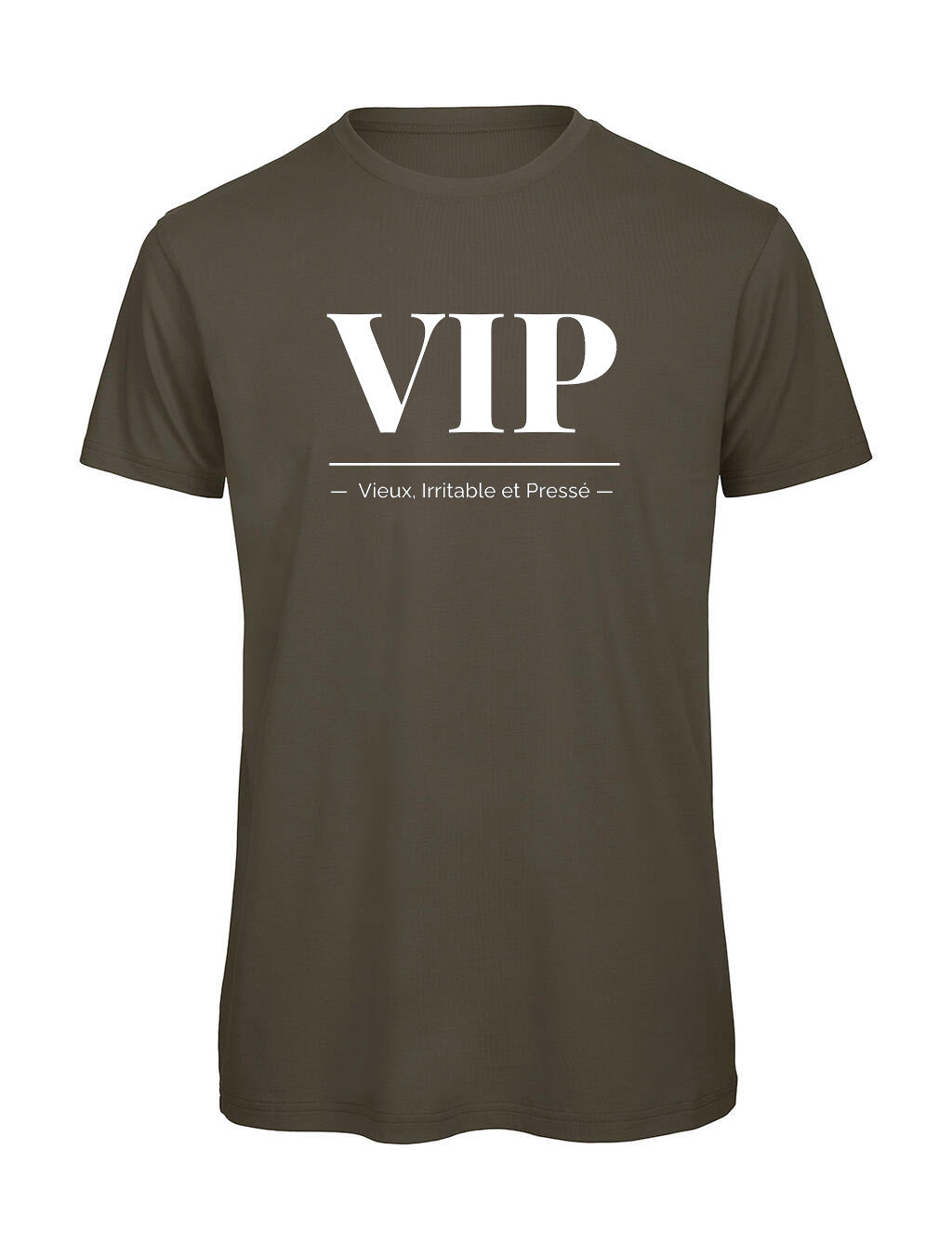 T-shirt Homme "VIP" Humour — Vieux Irritable Pressé | Bastaa