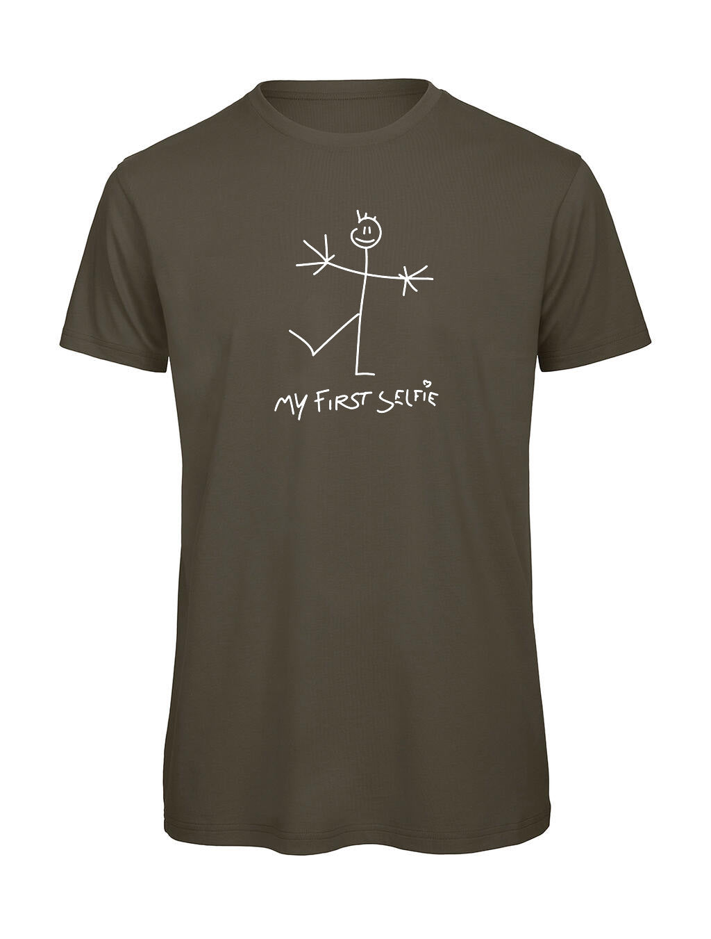 T-shirt "My First Selfie" Humour Homme — Idée Cadeau Drôle Bio
