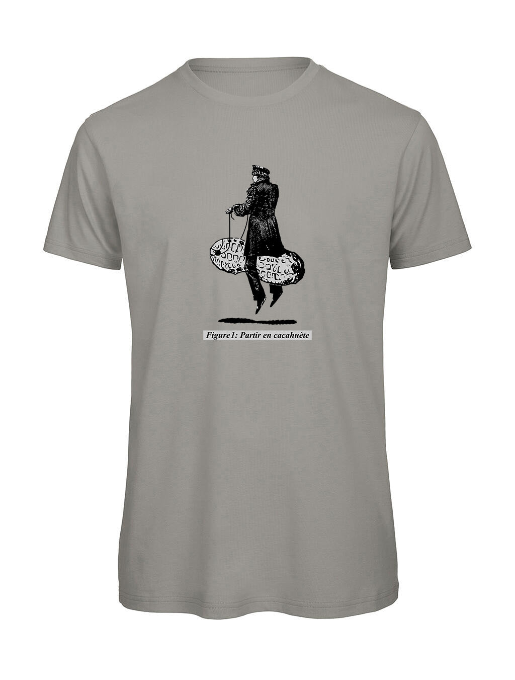 T-shirt Humour Partir en Cacahuète Homme | T-Shirt Original Français - Bastaa