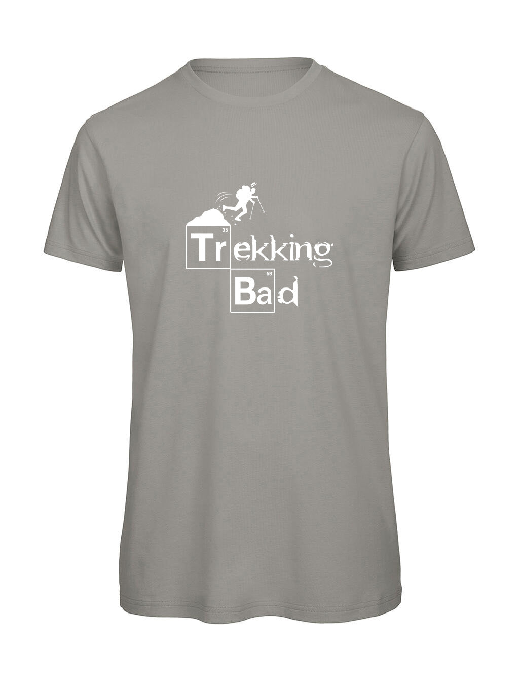 T-shirt Humour "Trekking Bad" en Coton Bio Randonnée | Bastaa