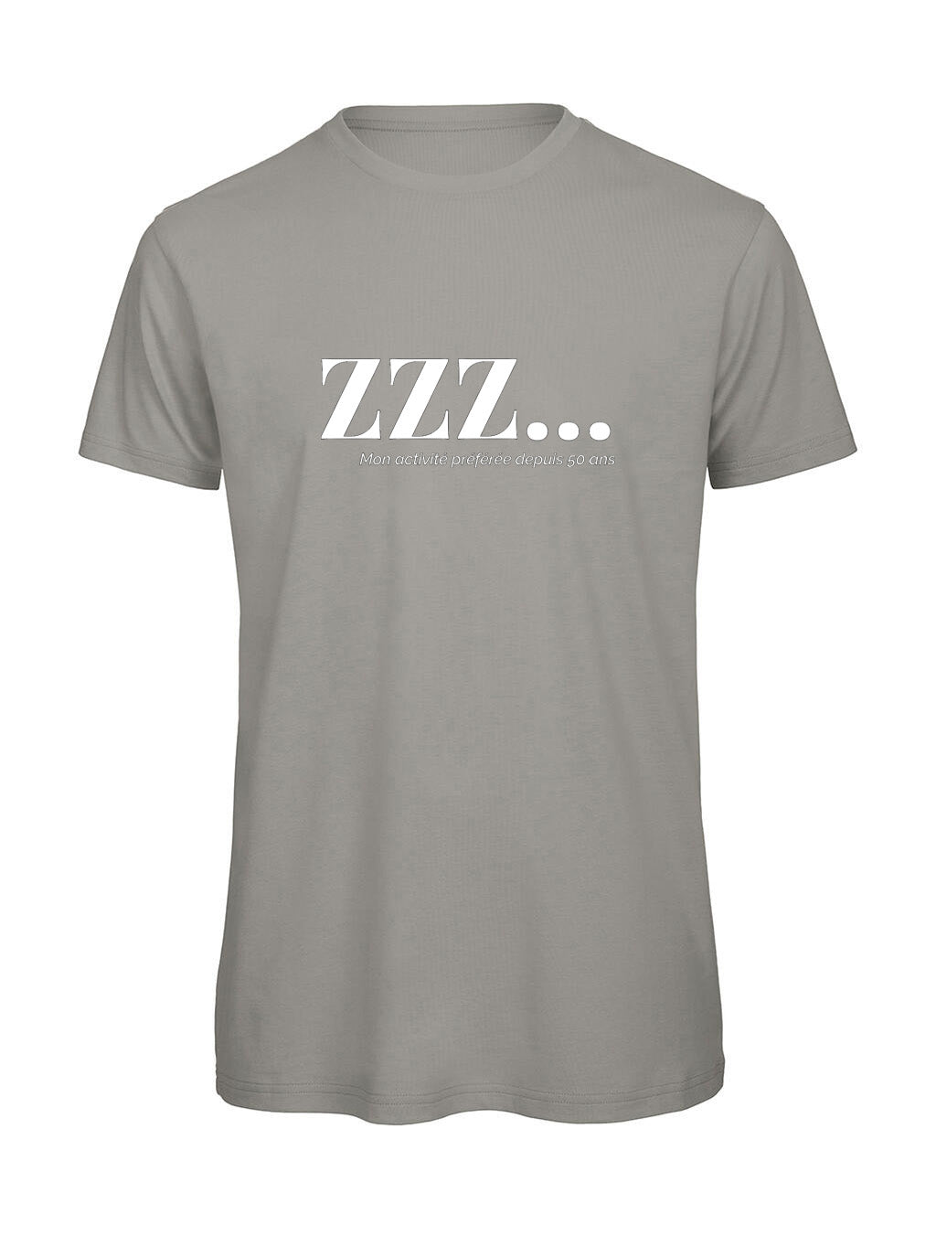 T-shirt Homme "ZZZ" Humour Sommeil — Idée Cadeau 50 Ans | Bastaa
