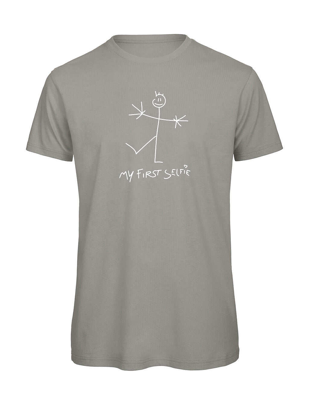 T-shirt "My First Selfie" Humour Homme — Idée Cadeau Drôle Bio