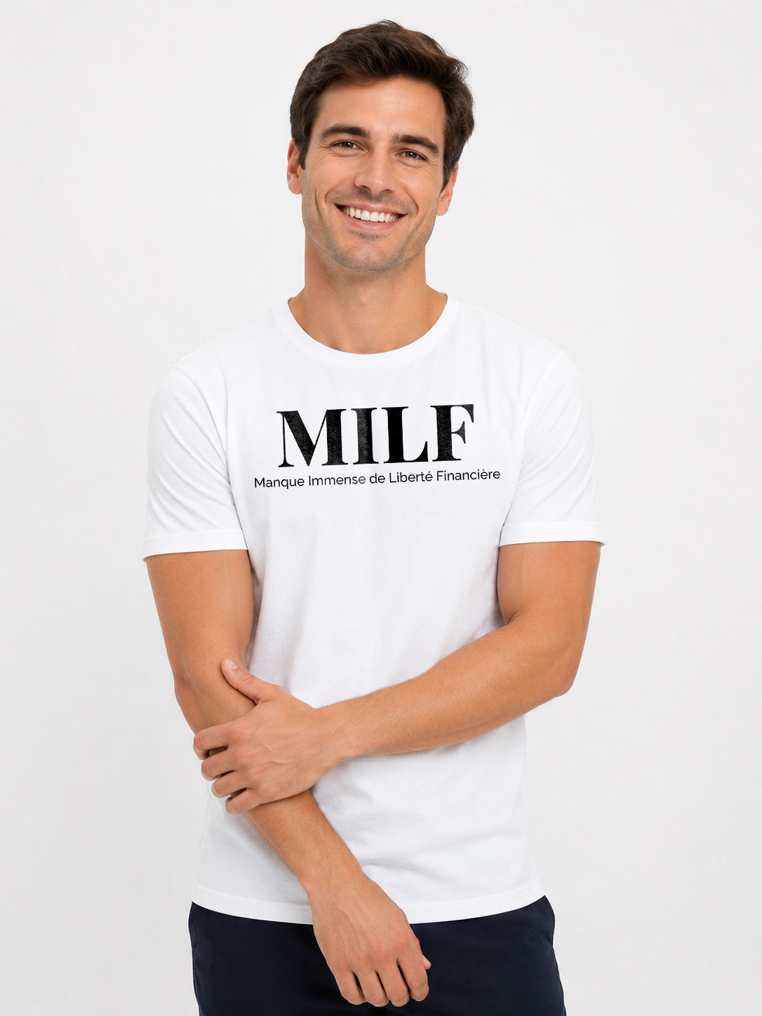 T-shirt Homme "MILF" Liberté Financière — Humour et Ironie